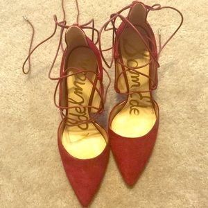 Sam Edelman lace up heels